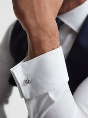 Reiss Silver Callum Knot Cufflinks - Image 2 of 5