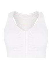 Blanc - Yours Curve Non-Wired Front Fastening Bra - Image 3 de 4