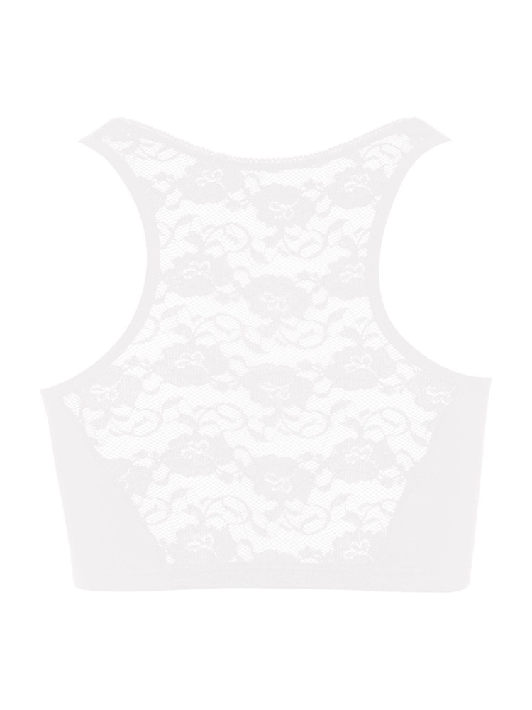 Blanc - Yours Curve Non-Wired Front Fastening Bra - Image 4 de 4