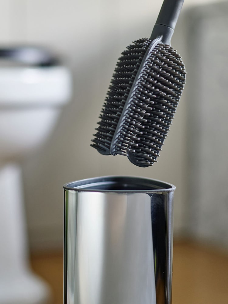 Joseph Joseph Flex 360 Luxe Toilet Brush Stainless Steel - Image 2 of 6
