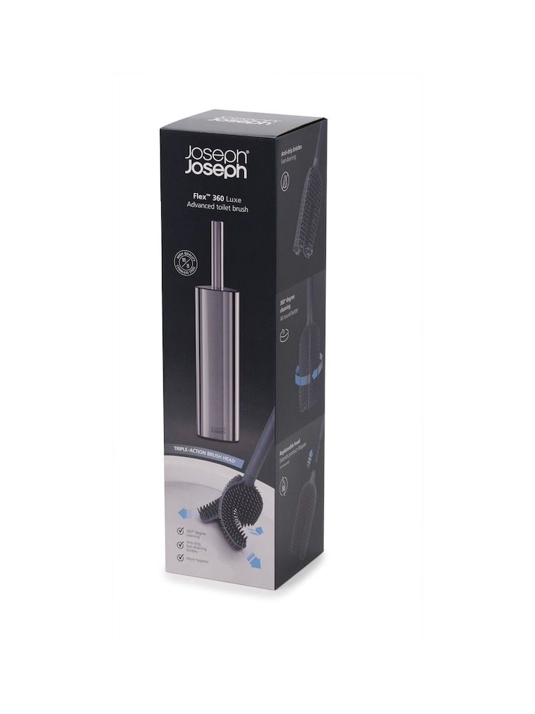 Joseph Joseph Flex 360 Luxe Toilet Brush Stainless Steel - Image 6 of 6