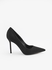 Black Premium Forever Comfort® Point Toe Court Shoes - Image 2 of 5