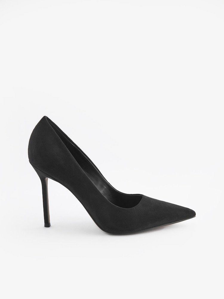 Black Premium Forever Comfort® Point Toe Court Shoes - Image 2 of 5