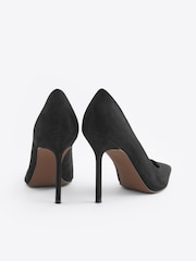 Black Premium Forever Comfort® Point Toe Court Shoes - Image 3 of 5