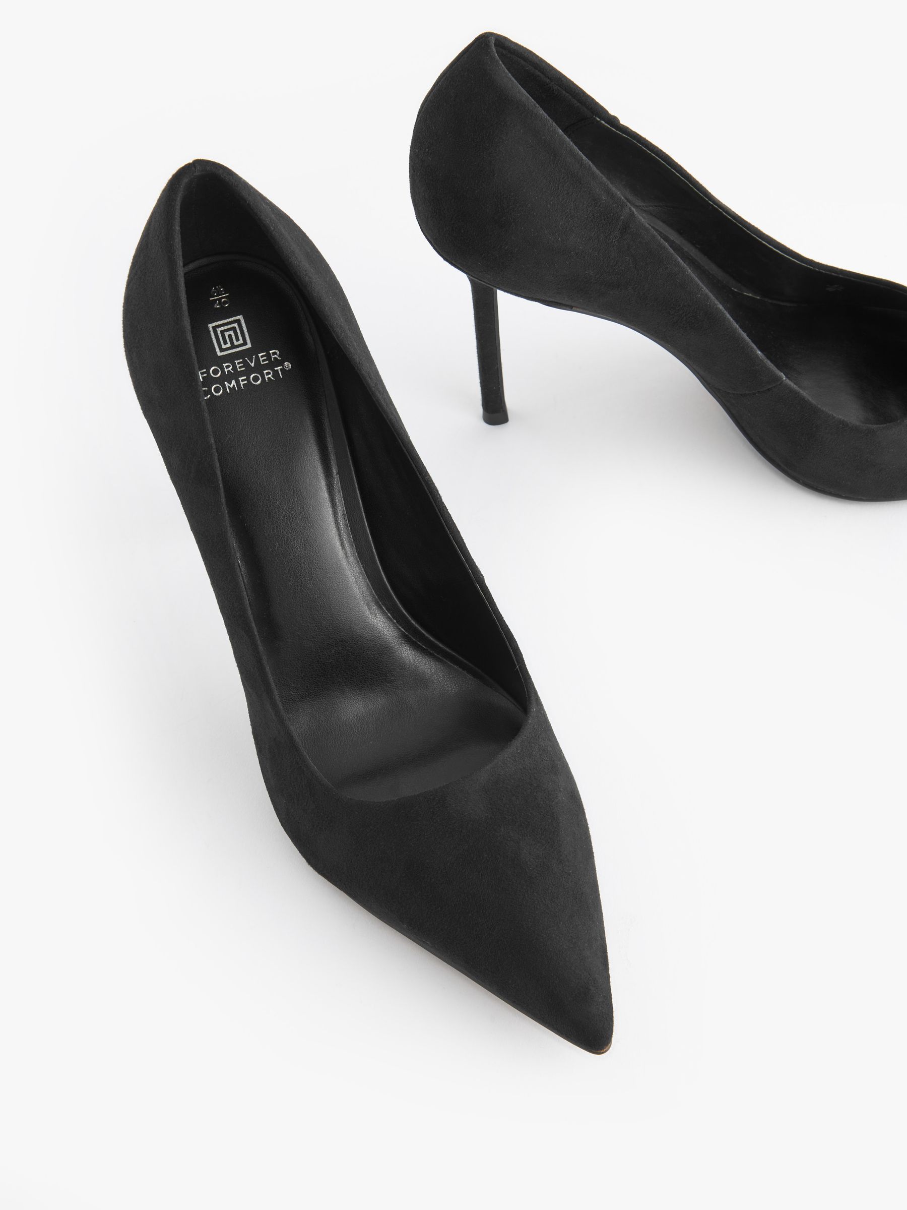 Next ladies black court shoes on sale