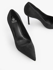 Black Premium Forever Comfort® Point Toe Court Shoes - Image 4 of 5