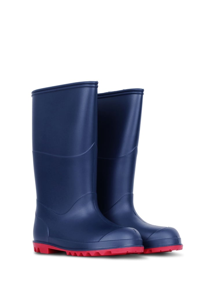 Marineblau/blau - Muddy Puddles, klassische wasserdichte Gummistiefel - Bild 2 von 4 Marineblau/blau - Muddy Puddles, klassische wasserdichte Gummistiefel - Bild 2 von 4