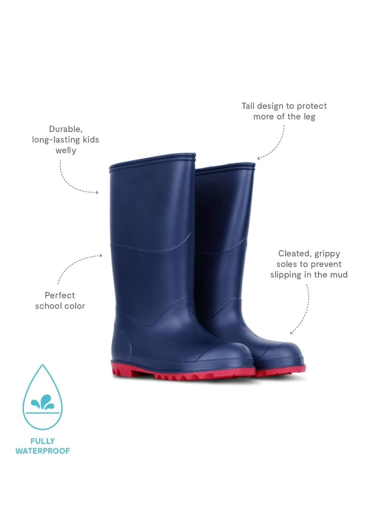 Azul marino - Botas de agua clásicas de Muddy Puddles - Imagen 5 de 5 Azul marino - Botas de agua clásicas de Muddy Puddles - Imagen 5 de 5