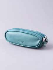 Lakeland Leather Teal Green Double Glasses Case - Image 1 of 4