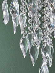 Chrome Twist 3 Light Flush Fitting Ceiling Light - Image 3 of 4