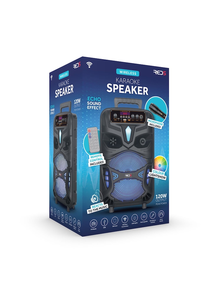 MenKind Karaoke Speaker with Microphone - Image 4 of 4