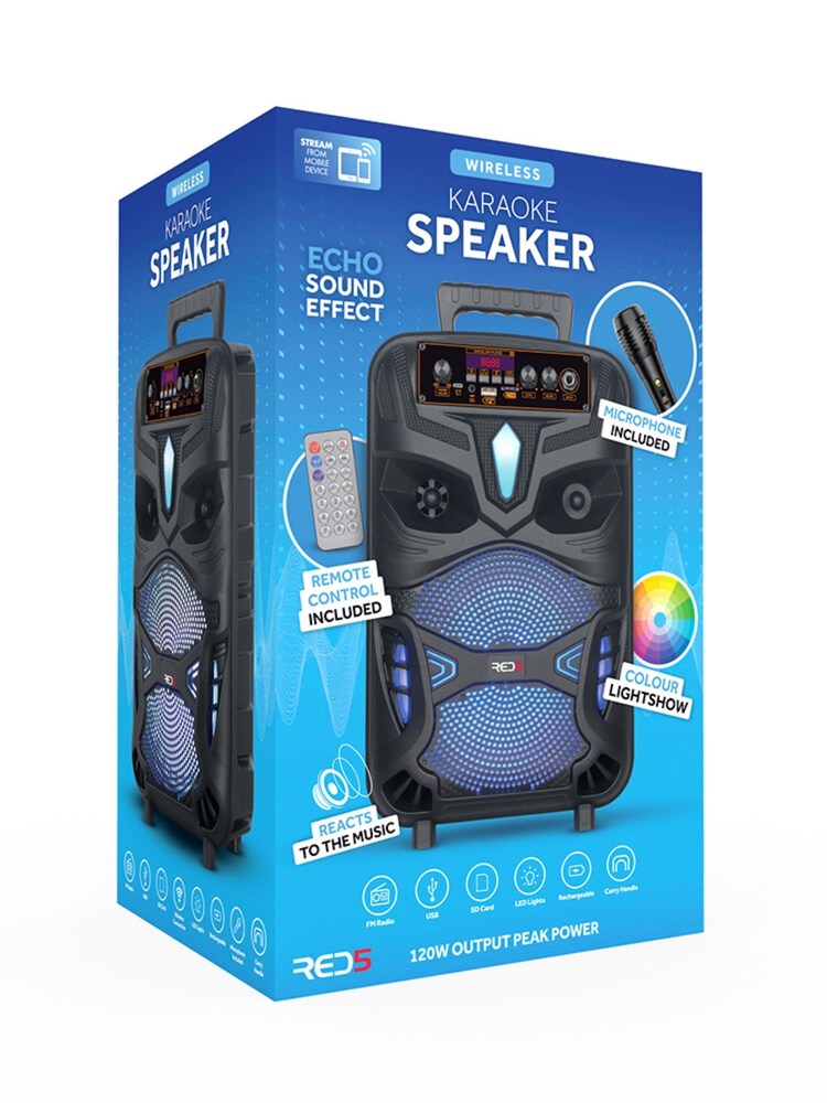 MenKind Karaoke Speaker with Microphone - Image 5 of 5