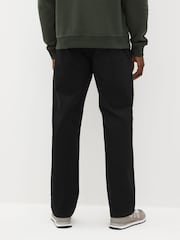 Solid Black Classic Stretch Relaxed Fit Jeans - Image 5 of 11