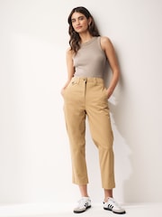 Neutral Tan Brown Chino Trousers - Image 1 of 6