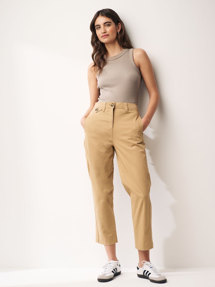 Neutral Tan Brown Chino Trousers - Image 1 of 6