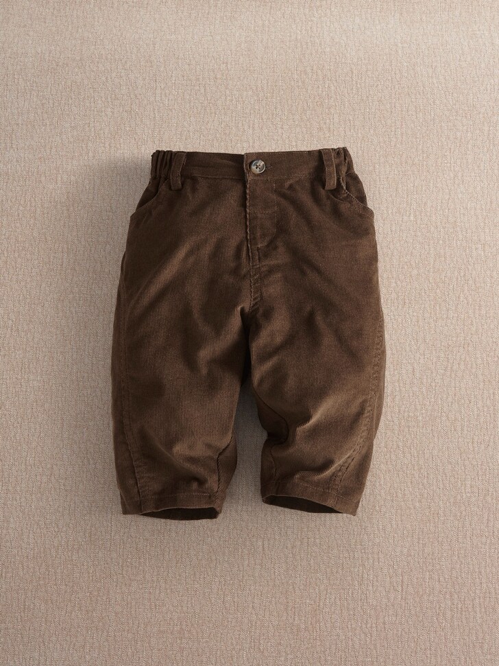 Mamas & Papas Brown Balloon Leg Cord Trousers