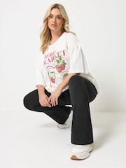 Yours Curve Black Flared Leggings - Image 4 of 5