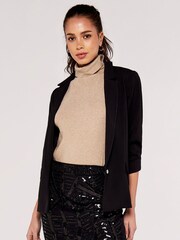 Apricot Black Sequin Bead Placement Skirt - Image 3 of 4