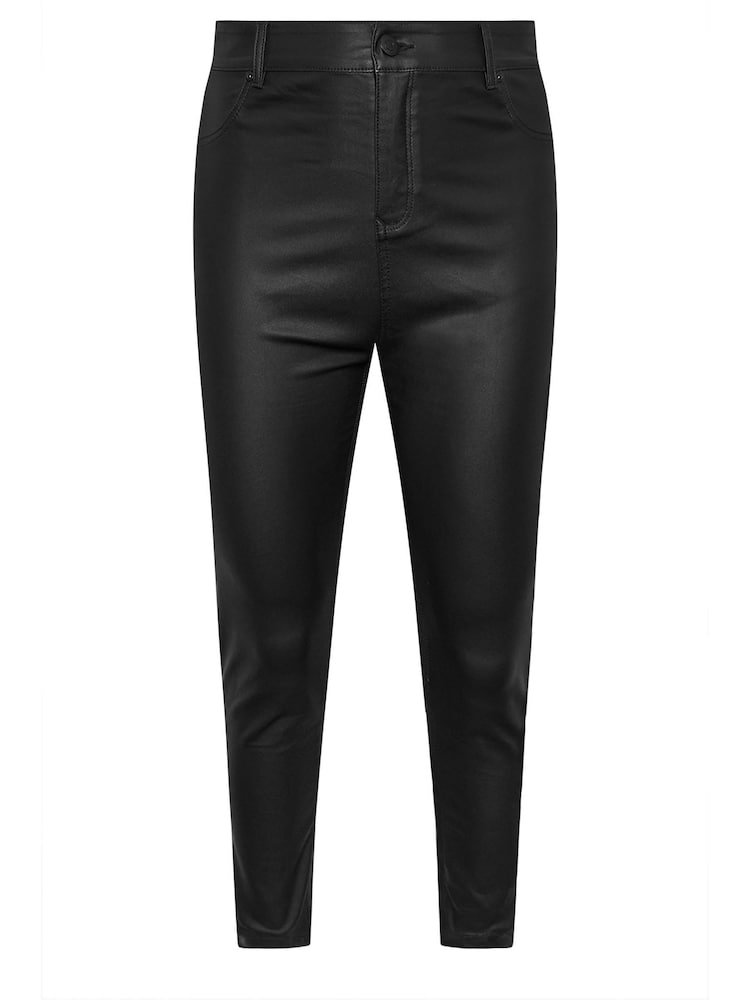 Yours Curve AVA Coated Skinny Stretch Jeans - Bild 5 von 5 Yours Curve AVA Coated Skinny Stretch Jeans - Bild 5 von 5