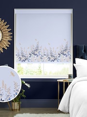 Sara Miller Pale Blue Wisteria Made to Measure Roller Blinds - Image 1 of 6