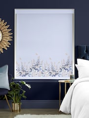 Sara Miller Pale Blue Wisteria Made to Measure Roller Blinds - Image 2 of 6