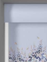 Sara Miller Pale Blue Wisteria Made to Measure Roller Blinds - Image 3 of 6