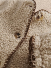 Mamas & Papas Cream Borg Pramsuit - Image 3 of 3
