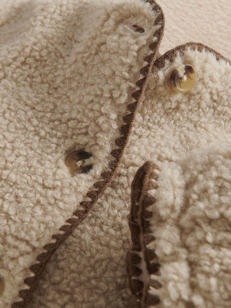Mamas & Papas Cream Borg Pramsuit - Image 3 of 3 Mamas & Papas Cream Borg Pramsuit - Image 3 of 3