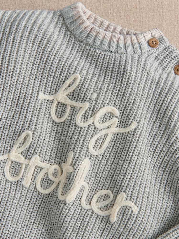Mamas & Papas Big Brother Jumper - 3şəkildən 3 şəkil
