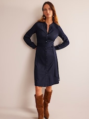 Dunkelblau - Boden Julia Jersey-Hemdkleid - Bild 3 von 4