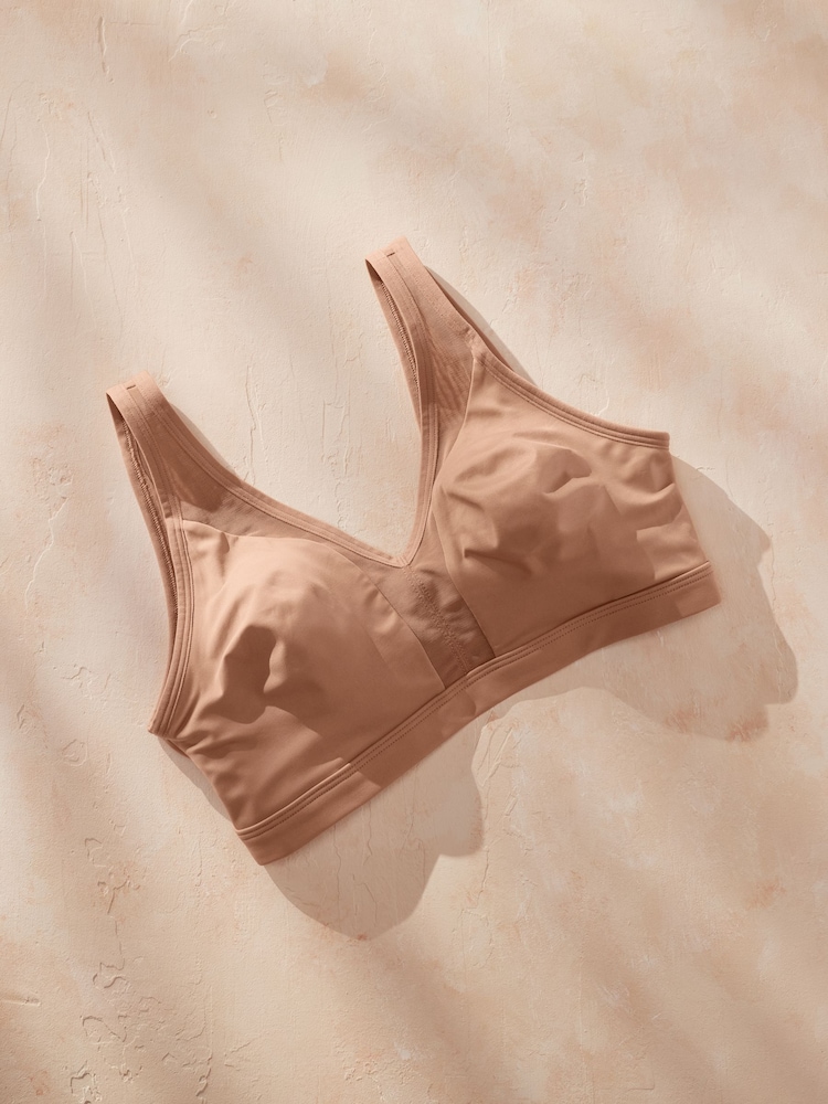 Caramel Nude Total Support Non Wire Ultimate Comfort Bra B-H - Image 5 of 6