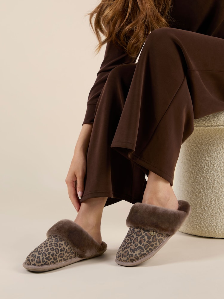 Just Sheepskin Ladies Duchess Sheepskin Slipper - Image 1 of 5 Just Sheepskin Ladies Duchess Sheepskin Slipper - Image 1 of 5
