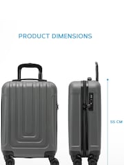 Flight Knight 55x35x20cm 8 Wheel ABS Hard Case Cabin Carry On Hand Luggage - Image 2 of 7