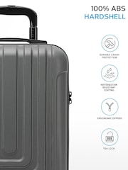 Flight Knight 55x35x20cm 8 Wheel ABS Hard Case Cabin Carry On Hand Luggage - Image 3 of 7