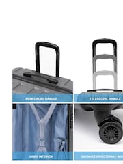 Flight Knight 55x35x20cm 8 Wheel ABS Hard Case Cabin Carry On Hand Luggage - Image 4 of 7