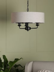 Laura Ashley Black Sorrento Ceiling Light - Image 2 of 3