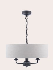 Laura Ashley Black Sorrento Ceiling Light - Image 3 of 3