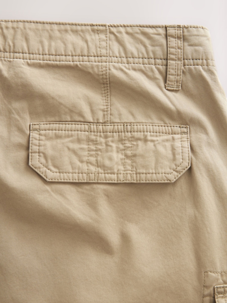 Bleu/Grège Naturel bleu marine - 100% coton Short Cargo 2 Lot - Image 11 of 12