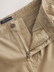 Navy Blue/Stone Natural 100% Cotton Cargo Shorts 2 Pack - Image 9 of 12