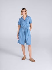 Animal Blue Shirt Dress - Image 2 of 4