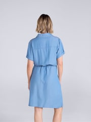 Animal Blue Shirt Dress - Image 3 of 4
