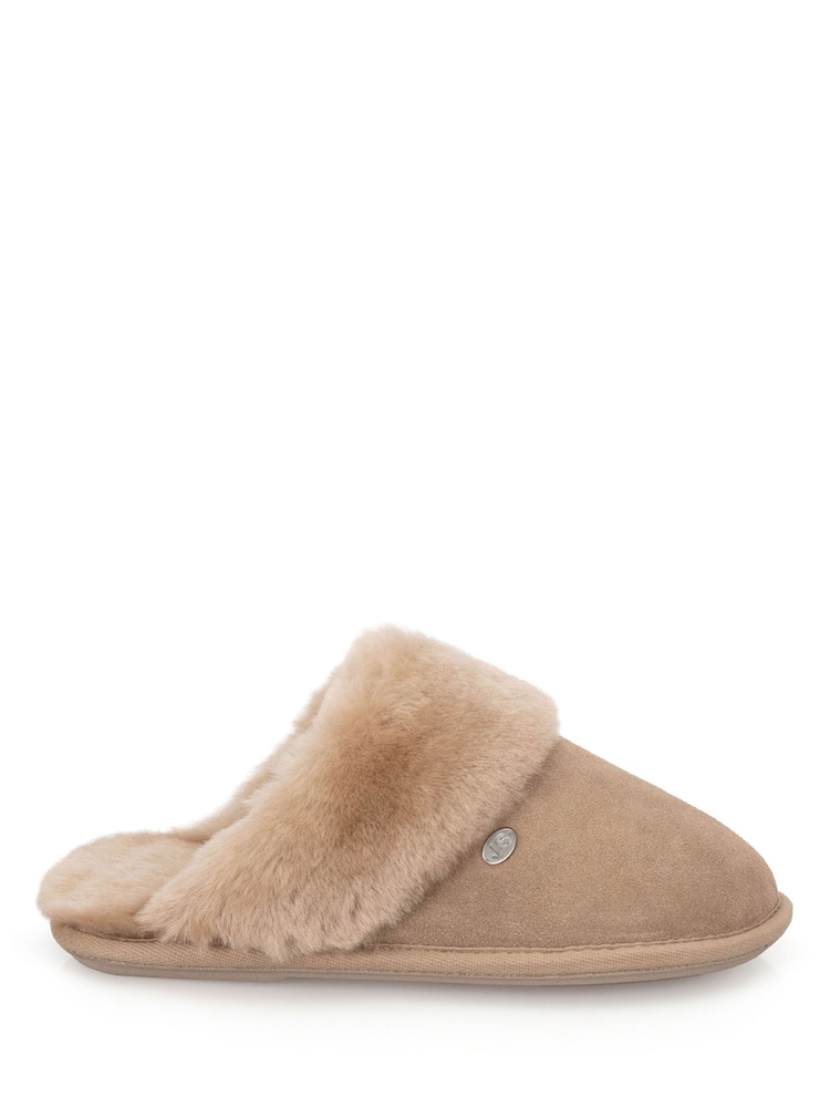 Just Sheepskin Ladies Duchess Sheepskin Slipper - Image 2 of 5 Just Sheepskin Ladies Duchess Sheepskin Slipper - Image 2 of 5