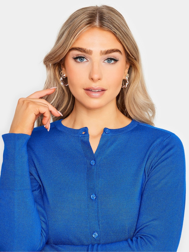 modra - M&Co Petite Button Cardigan - Slika 4 iz 4