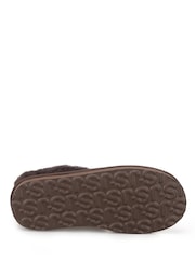Brown - Just Sheepskin Holly Full Back Sheepskin Slippers with EVA Sole - Larawan 4 ng 5