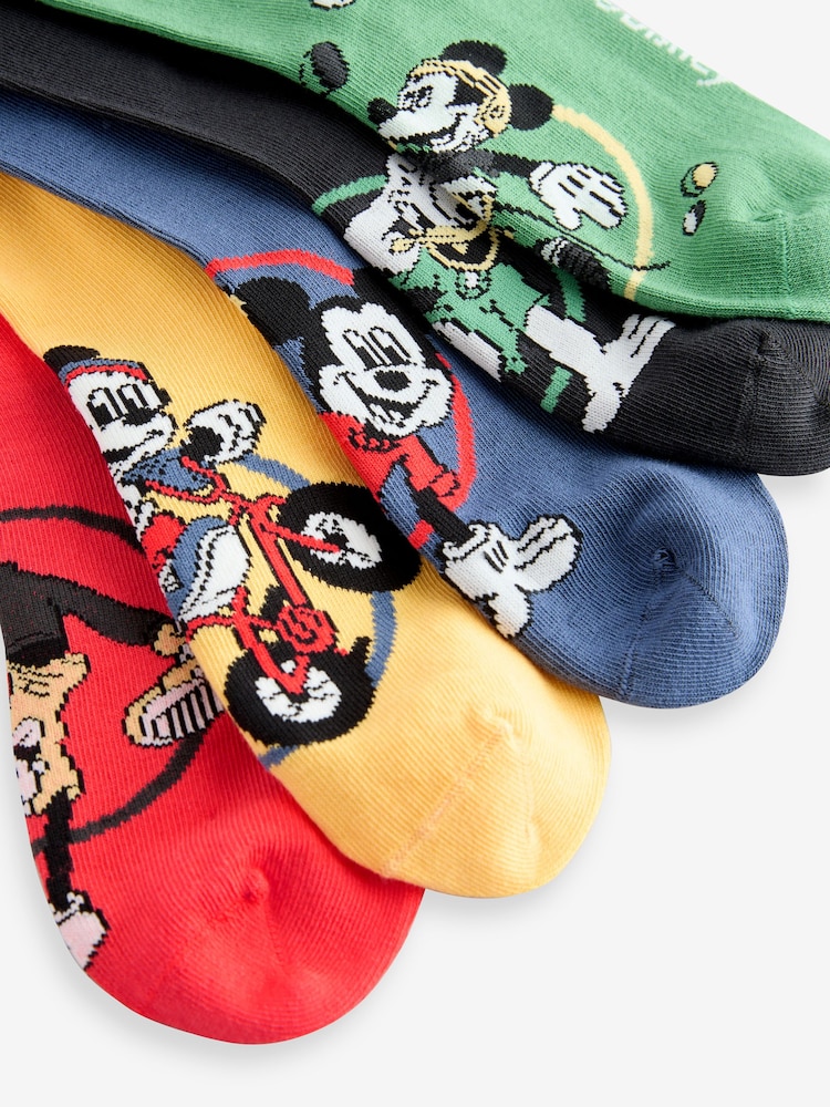 adidas Multi Mickey Mouse Socks 5 Pack - Image 2 of 3