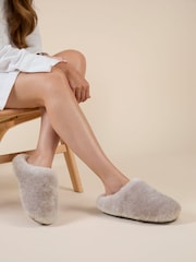 Just Sheepskin Louise Full Sheepskin Mule Slippers - Image 1 of 4