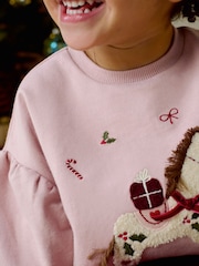 Mamas & Papas Rocking Horse Christmas Sweatshirt - Bild 3 von 8
