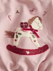 Mamas & Papas Rocking Horse Christmas Sweatshirt - Bild 4 von 8