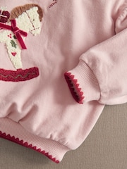 Mamas & Papas Rocking Horse Christmas Sweatshirt - Bild 8 von 8