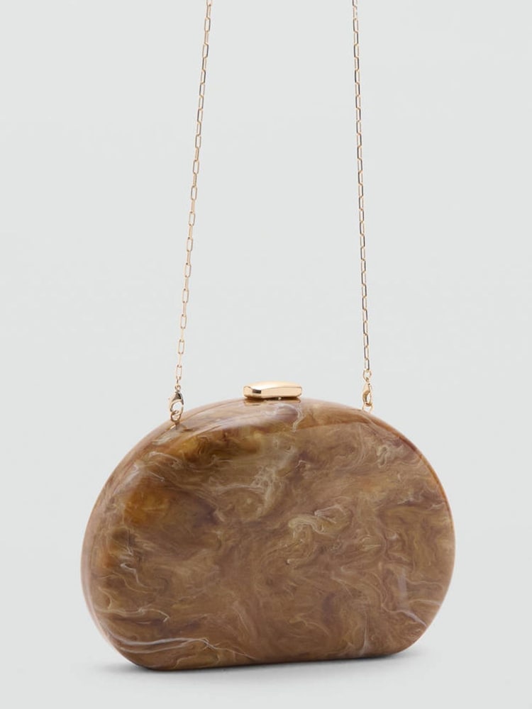 Mango Brown Structured Handbag - Image 2 of 4